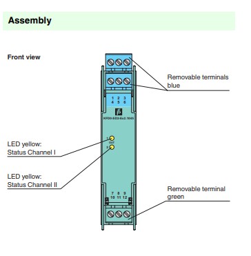 100% New & Original Solenoid Driver KFD0-SD2-Ex2.1045 Intrinsic Safety Barriers Isolated Barriers K-System Solenoid Driver