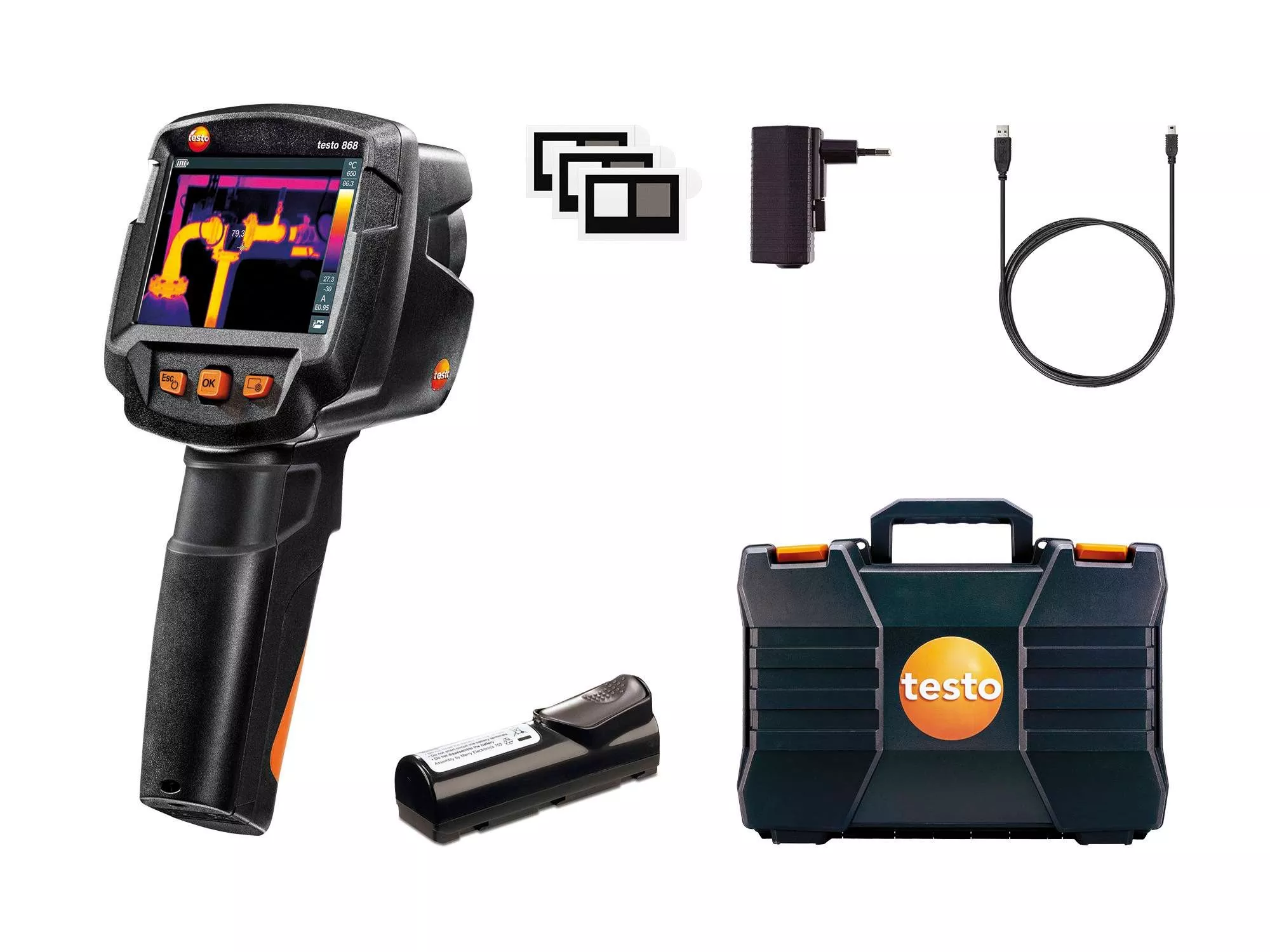 Brand New Testo 868 - thermal imager with App Order-Nr.  0560 8681 Temperature measurement With Very Competitive price