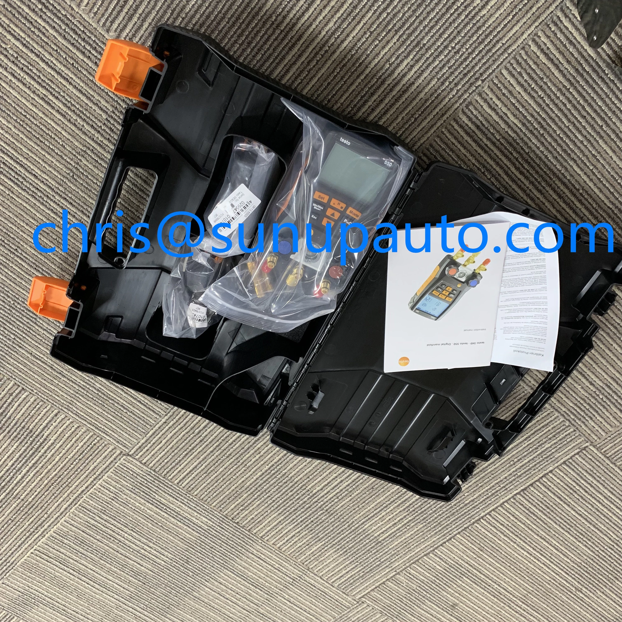 Testo New & Original testo 550 - Digital Manifold Kit with Bluetooth Order-Nr.  0563 1550 In Stock