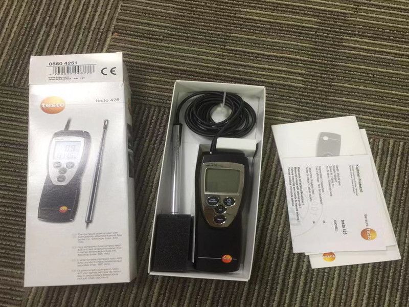 testo 425 - Thermal anemometer with flow probe New & Original with very Competitive price & One Year Warranty