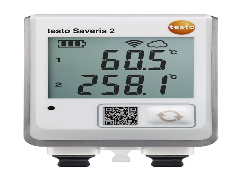 Brand new testo Saveris 2-T3 - WiFi data logger with display and 2 connections for TC temperature probes Order-Nr. 0572 2033 
