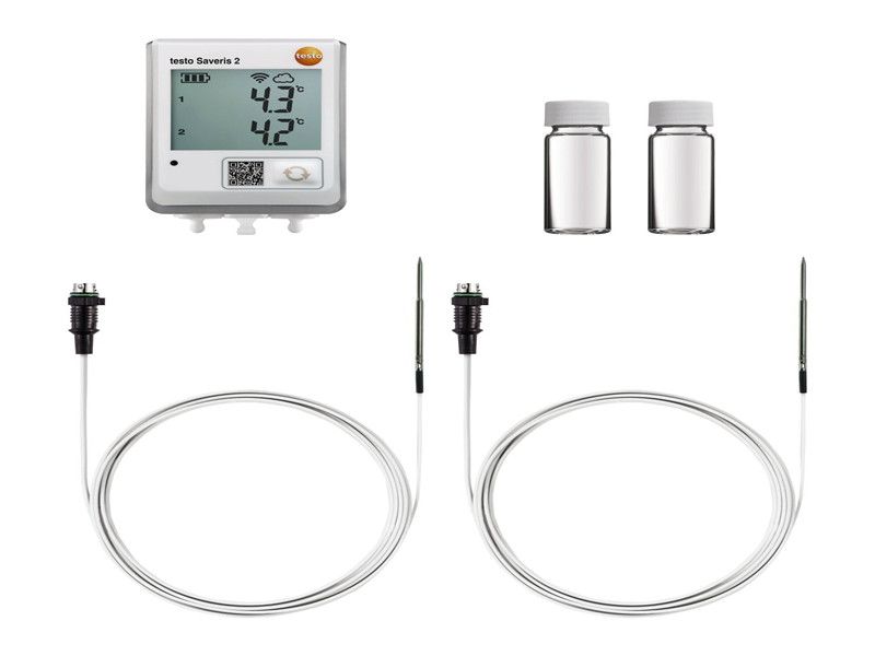 Brand New testo Saveris 2 - set for temperature monitoring in refrigerators Order-Nr. 0572 2103 very competitive price On sale 