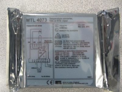 Brand New MTL4073 TEMPERATURE CONVERTER Very competitive Price and one Year Warranty 