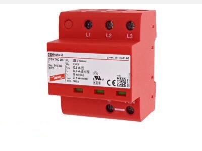 Brand New DEHN DSH TNC 255 (941 300) DEHNshield ,Application-optimised and prewired combined lightning current and surge arrester for TN-C systems