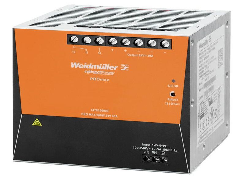 Weidmuller 1478150000 Power supply, switch-mode power supply unit, 24 V , New & Original with very competitive price and One year Warranty