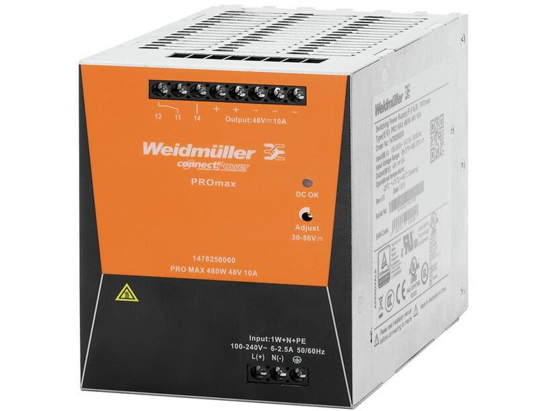 Weidmuller 1478250000 Power supply, switch-mode power supply unit, 48 V ， New & Original with very competitive price and One year Warranty