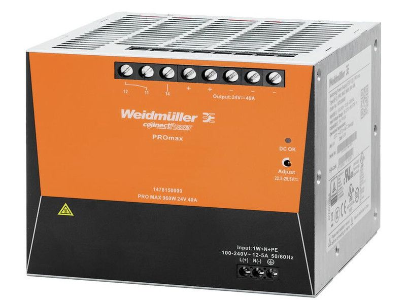 Weidmuller 1478270000 Power supply, switch-mode power supply unit, 48 V ，New & Original with very competitive price and One year Warranty