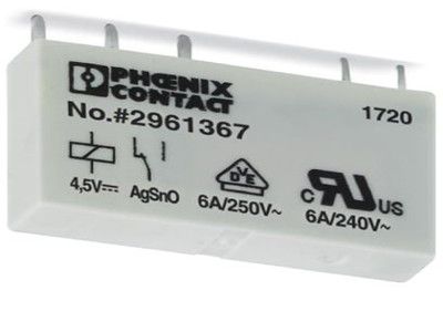 Phoenix Single relay - REL-MR- 4,5DC/21 - 2961367 New & Original with very competitive price and One year Warranty