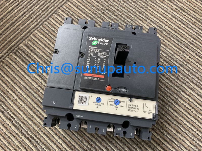 IN STOCK Schneider LV431640 Circuit breaker Compact NSX250F, 36 kA at 415 VAC, TMD trip unit 250 A, 4 poles 3d Brand New with Good Discount 